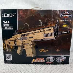 CaDA Block Gun C81021 SCAR 17S Assault Rifle Building Blocks Set 1406pcs